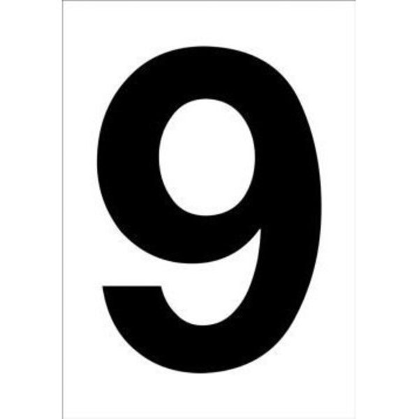 REALLY BIG CHARACTER SIGNS 20 in x NCC2089BKWT, Accuform, Mfr#: NCC2089BKWT